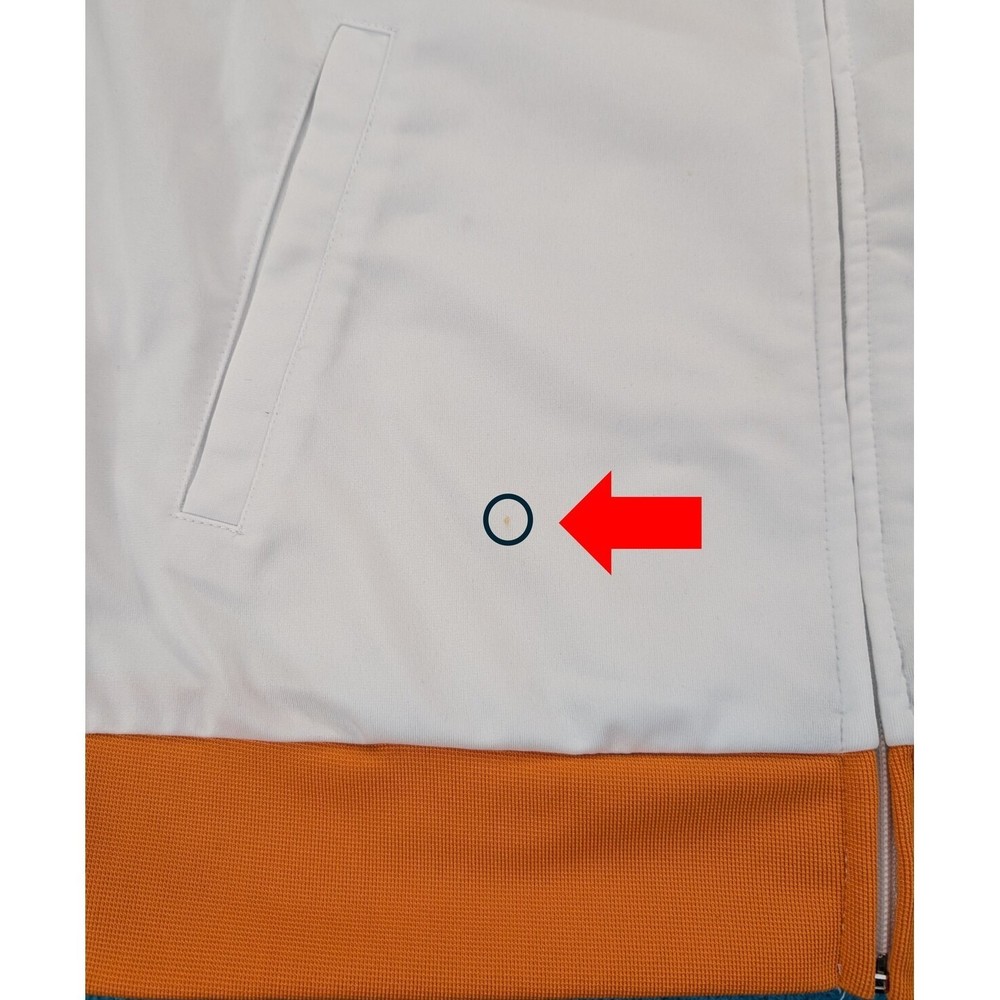THINK GEEK Track Jacket STAR WARS BB-8 Sz L White - Picture 8 of 9